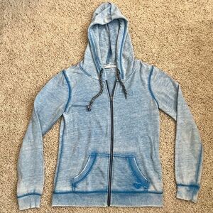 Roxy Sky Blue Knit Hoodie